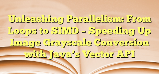 Unleashing Parallelism: From Loops to SIMD – Speeding Up Image Grayscale Conversion with Java’s Vector API