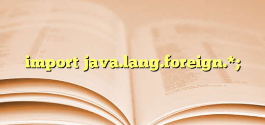 import java.lang.foreign.*;