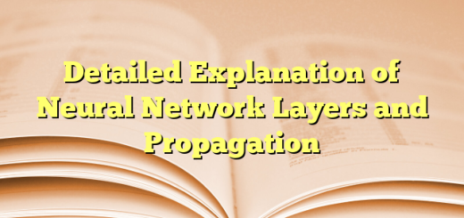 Detailed Explanation of Neural Network Layers and Propagation