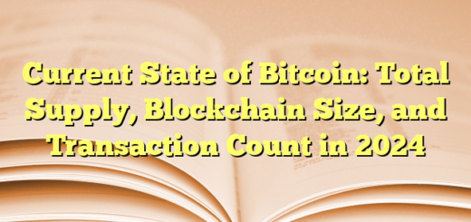 Current State of Bitcoin: Total Supply, Blockchain Size, and Transaction Count in 2024