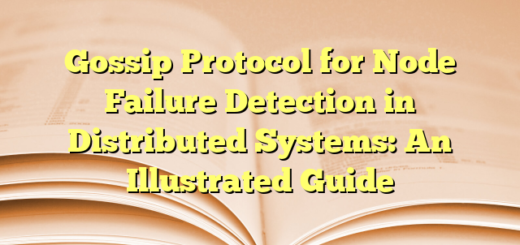 Gossip Protocol for Node Failure Detection in Distributed Systems: An Illustrated Guide