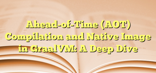 Ahead-of-Time (AOT) Compilation and Native Image in GraalVM: A Deep Dive