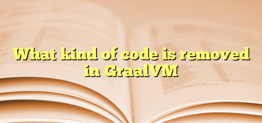 What kind of code is removed in GraalVM