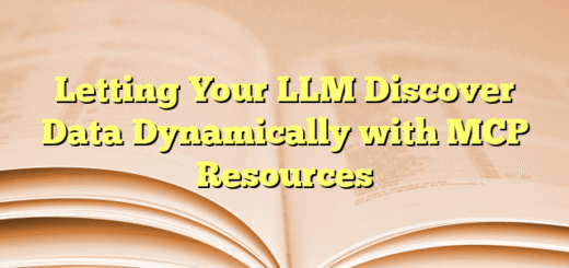 Letting Your LLM Discover Data Dynamically with MCP Resources