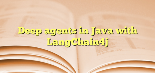 Deep agents in Java with LangChain4j