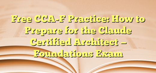 Free CCA-F Practice: How to Prepare for the Claude Certified Architect — Foundations Exam